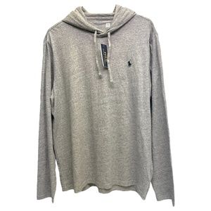 Polo By Ralph Lauren Mens Cotton Jersey Long-Sleeve Hoodie T-shirt | Sz M